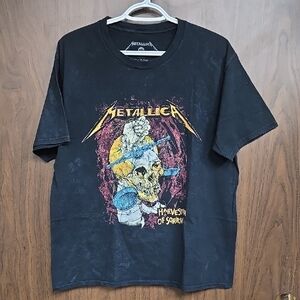 Metallica Size M Black Harvester Sorrow Crew Neck T-Shirt